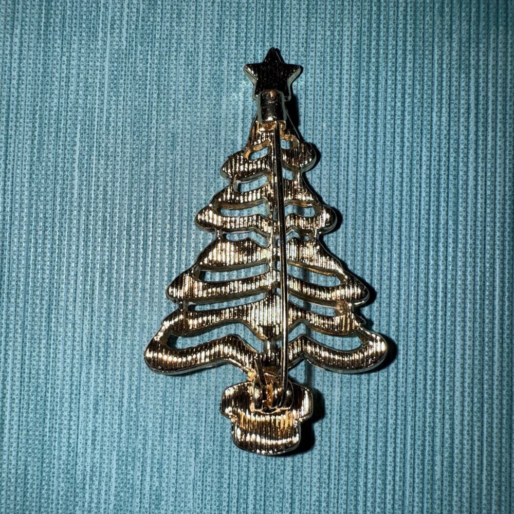 Colorful Christmas Tree Pin - Picture 2 of 2